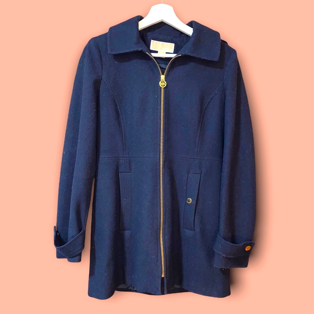Michael Kors Straight Hooded Coat